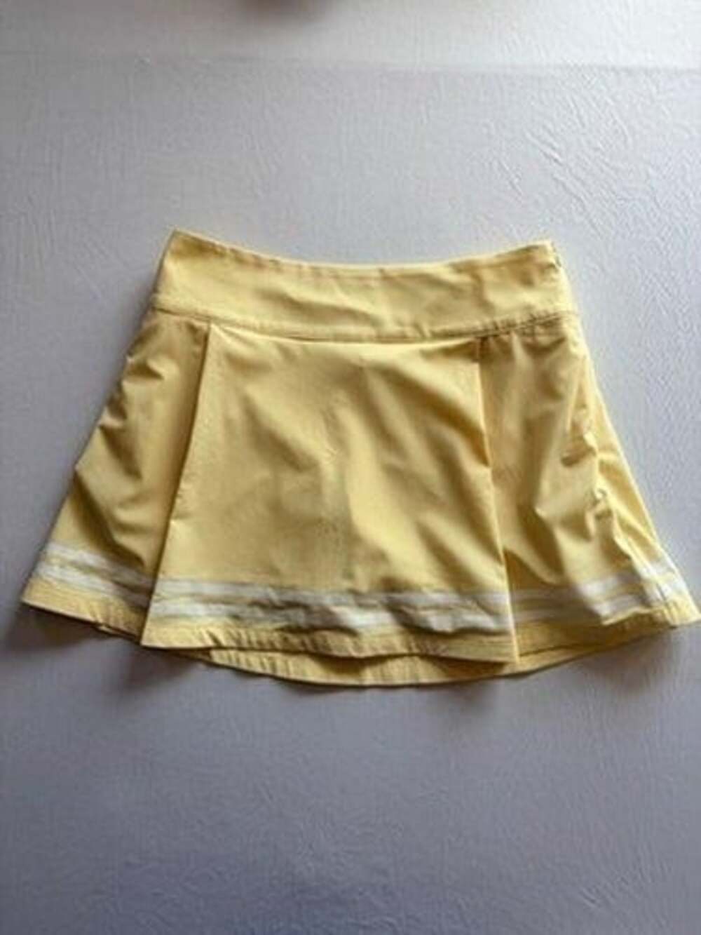 CALIA By Carrie Underwood Tuck Up Skort Womens Size 14 Yellow Golf Shoes NWT